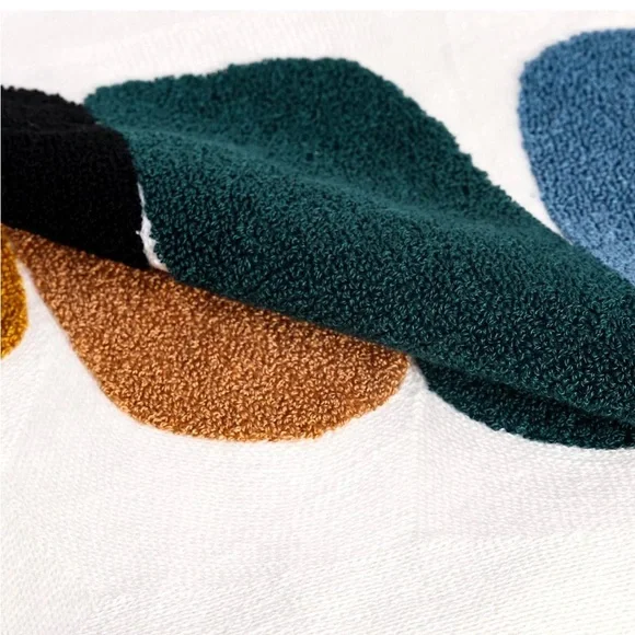 18x18 Set of 2 Abstract Multicolor Throw Pillow. Inserts Not Included. - Picture 3 of 6